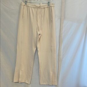 NWT Zara Cream Drawstring Pants